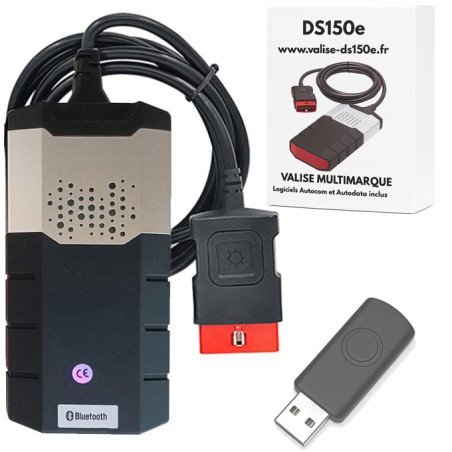 DS150e 2026 Valise diagnostic Multimarque, Français, Bluetooth & USB