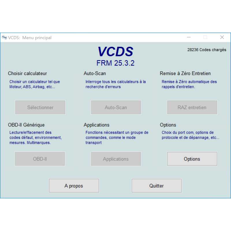 Mise à jour & intallation VCDS 25.3 Français